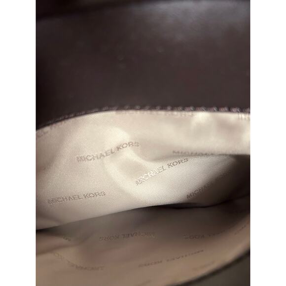 Michael Kors Sloan Leather and Logo Satchel - Picture 7 of 8